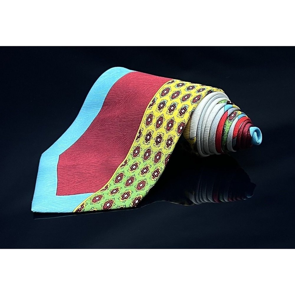 Vintage VITALIANO PANCALDI Men's Silk Tie - Picture 1 of 6